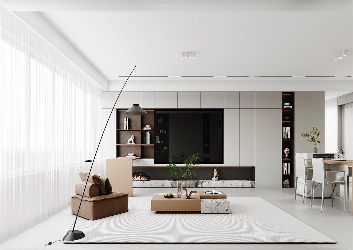 中海華樾143㎡ | 三口之家的極簡(jiǎn)主義，審美+功能雙雙在線！