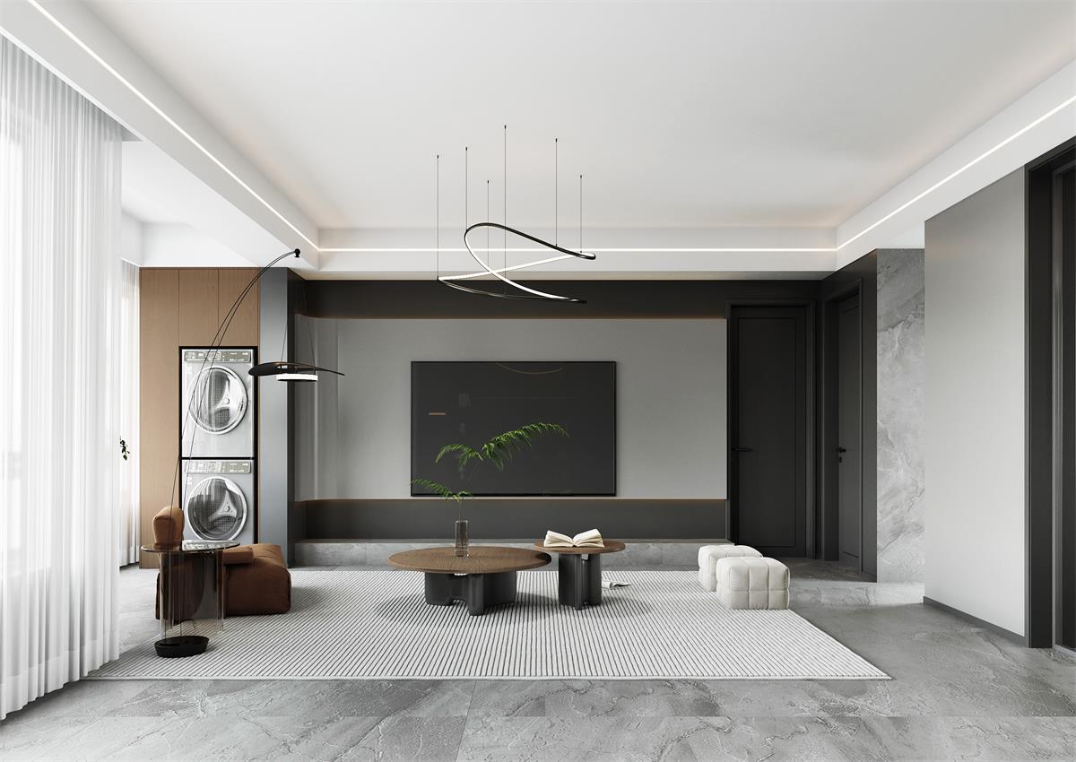 國府壹號| 驚艷！147㎡黑色簡約家，又A又颯高級感直接拉滿