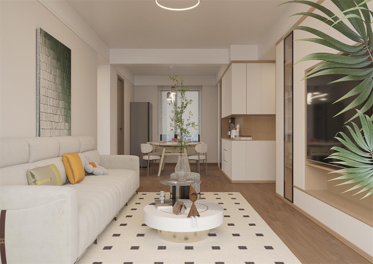 中房西悅府 | 簡(jiǎn)約不失高級(jí)，127㎡原木奶油風(fēng)滿是松弛感！