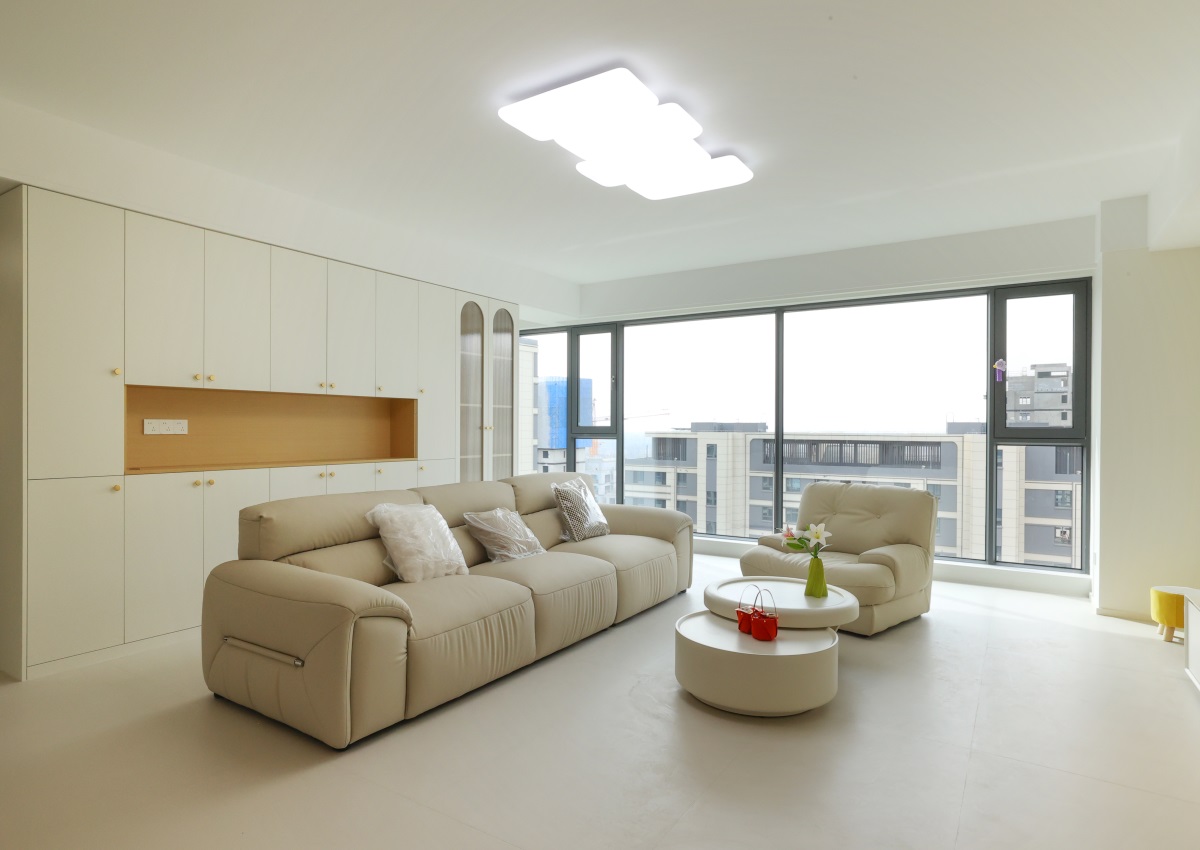 實(shí)景 | 萬(wàn)錦公館143㎡奶油風(fēng)，藏進(jìn)角落里的寫(xiě)意自然，讓焦慮瞬間清零！