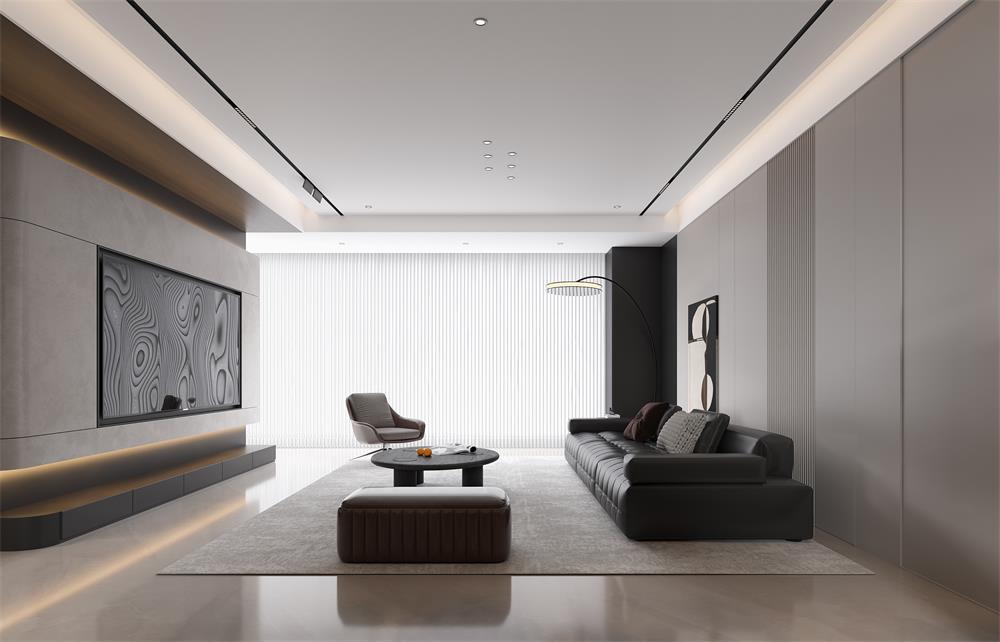 中海華樾133㎡ | 看不膩的「黑白極簡」王炸組合！高級感原地封神！