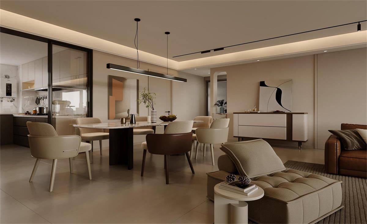 中海華樾 | 現(xiàn)在裝修都內(nèi)卷成這樣了？！從玄關(guān)就開始美哭的143㎡現(xiàn)代風(fēng)