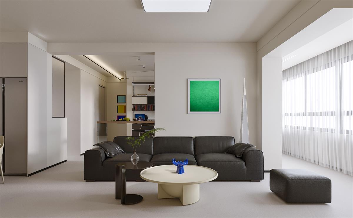 金地自在城 | 零零后獨居109㎡極簡家，全開放設計驚艷到我了！換你也上癮~