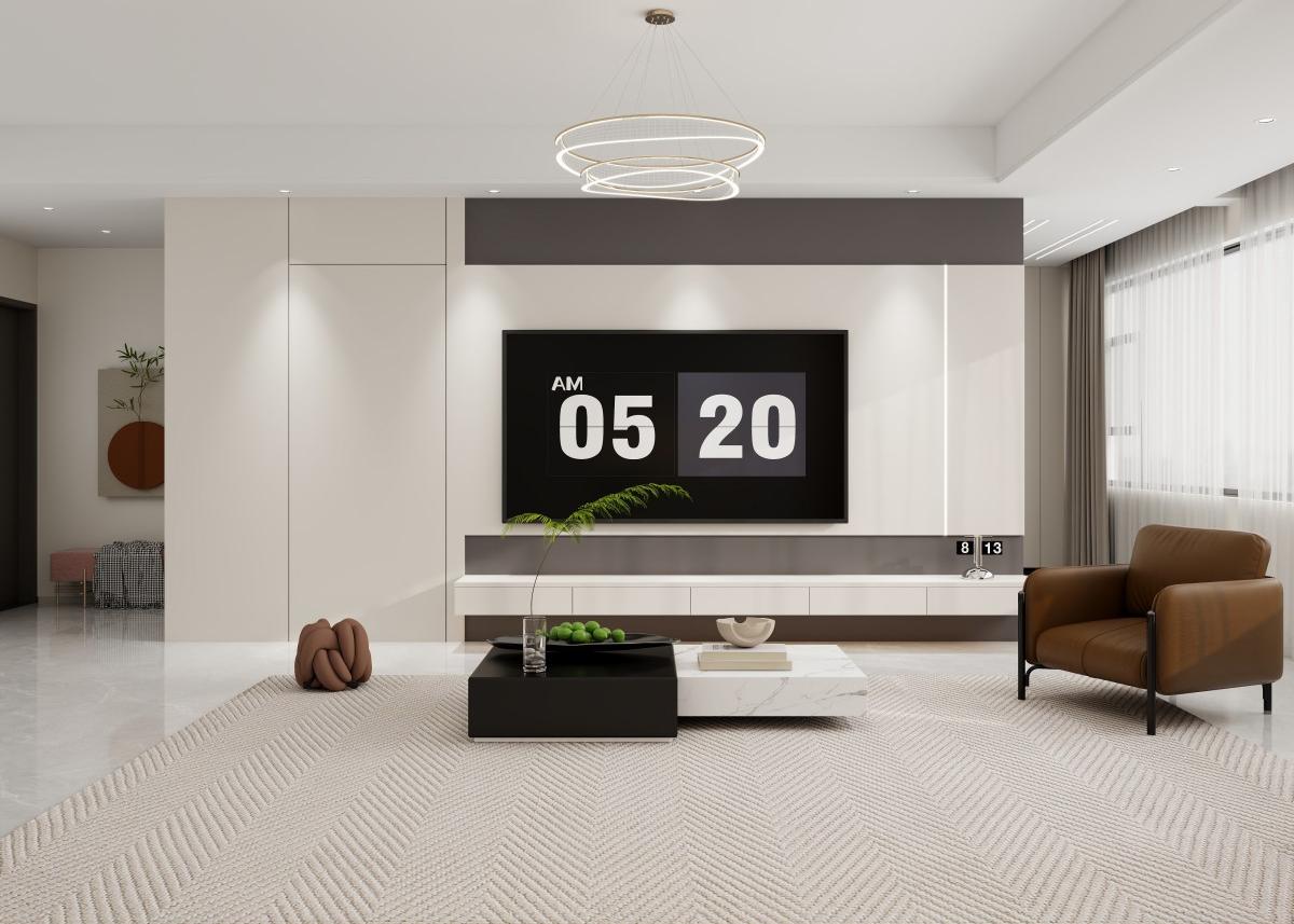 玉庭華府 | 135㎡現(xiàn)代簡(jiǎn)約風(fēng)，給生活做減法，舒適加倍！