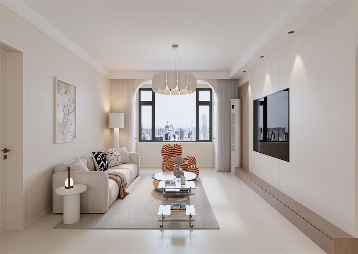 悅?！ぬ鞚櫢?53㎡ | 自帶溫柔濾鏡！奶油風的家簡直是「松弛感」頂流！