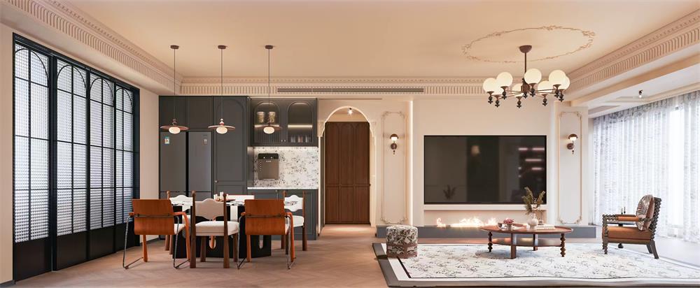 中梁印168㎡ | 絕美法式復(fù)古風！二人一貓裝滿日常的松弛與浪漫~